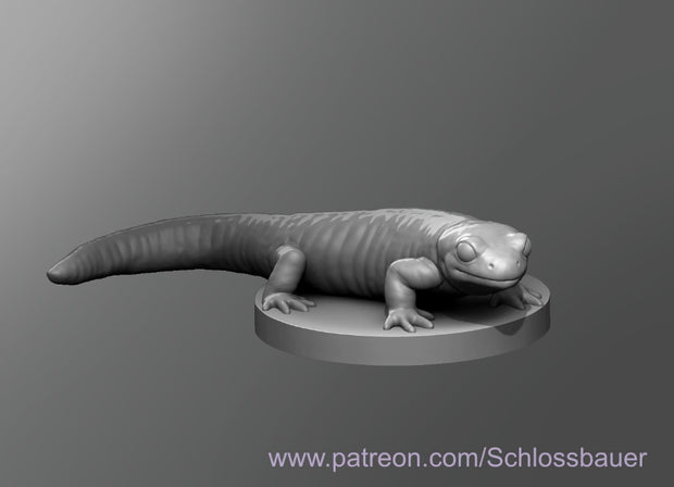 Dungeons & Dragons Fire Salamander Miniature