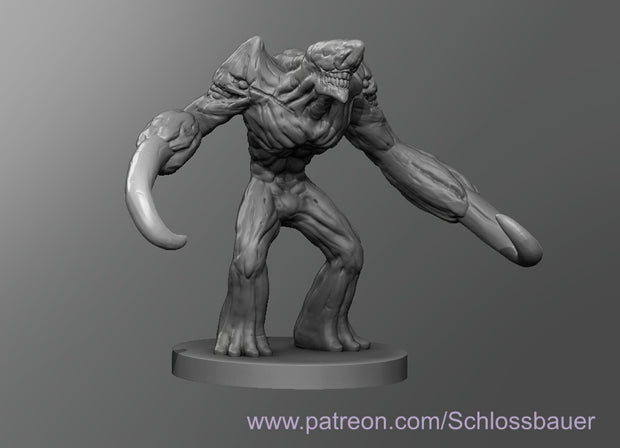 Dungeons & Dragons Flesh Warrior Miniature