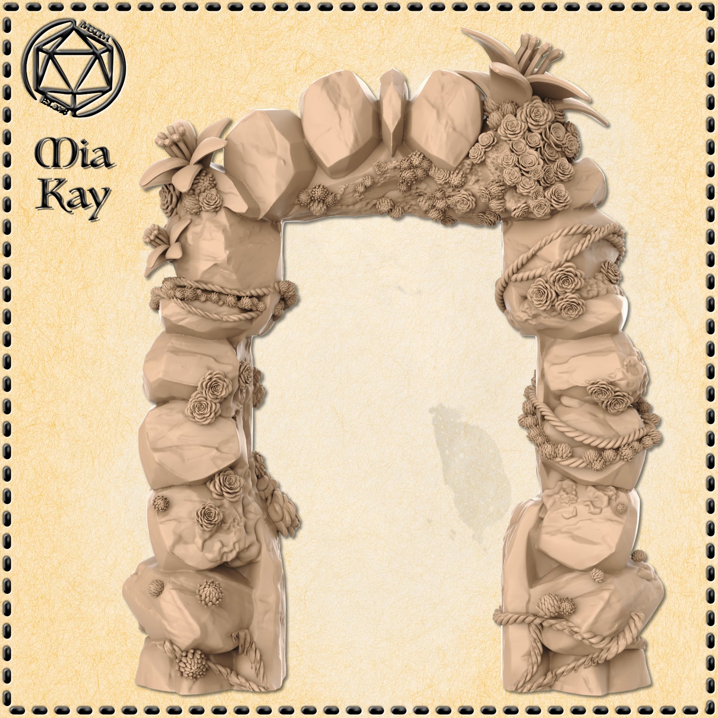 Dungeons & Dragons Flower Arch Miniature