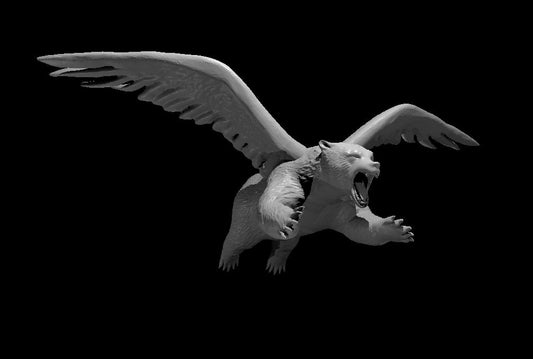 Dungeons & Dragons Flying Brown Bear Miniature