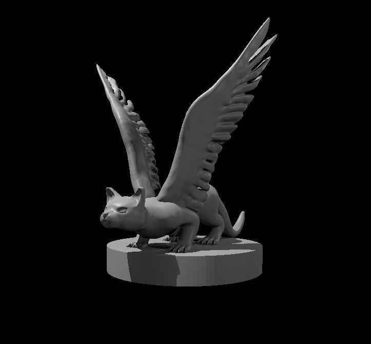 Dungeons & Dragons Flying Kitty Miniature