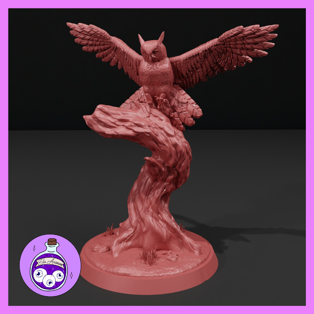 Dungeons & Dragons Flying Owl Miniature