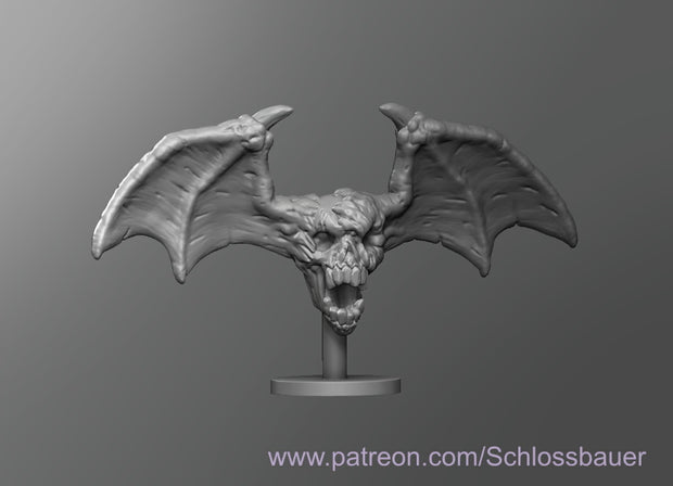 Dungeons & Dragons Flying Skull Miniature