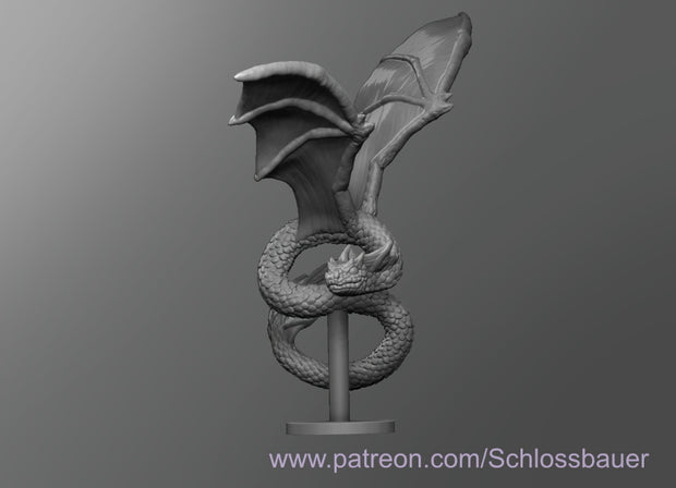 Dungeons & Dragons Flying Snake Miniature