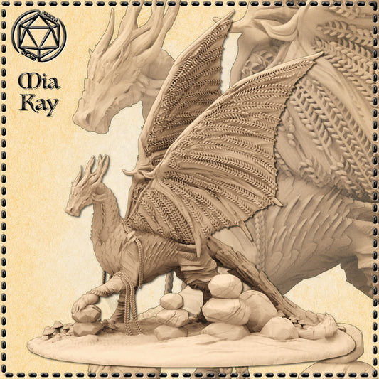 Dungeons & Dragons Forest Dragon Miniature