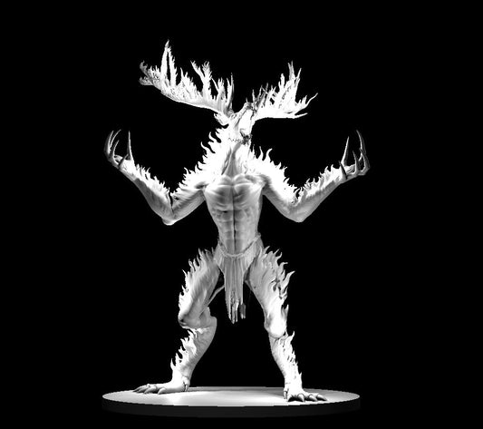 Dungeons & Dragons Forest Fire Spirit Miniature