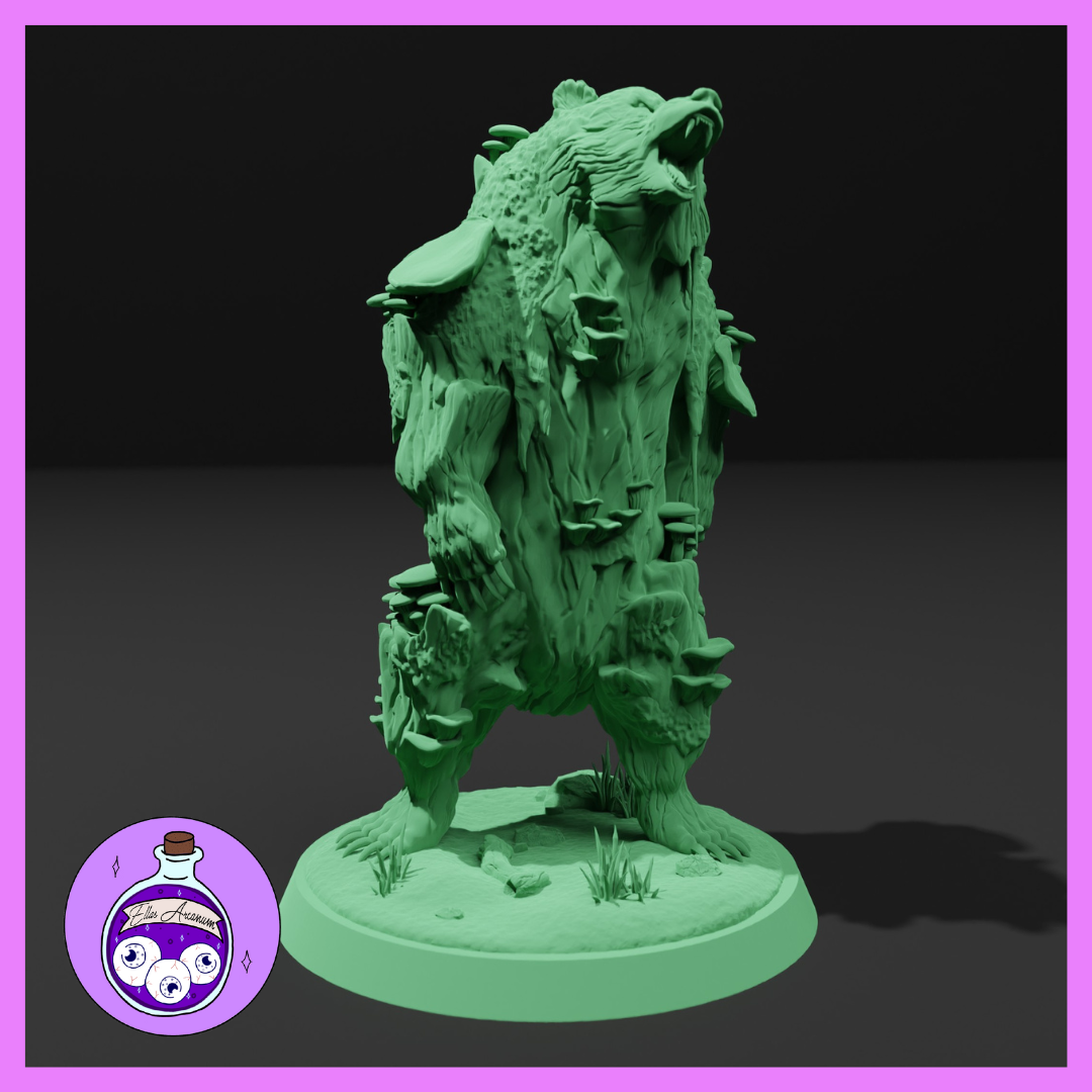 Dungeons & Dragons Forest Spirit Bear Miniature