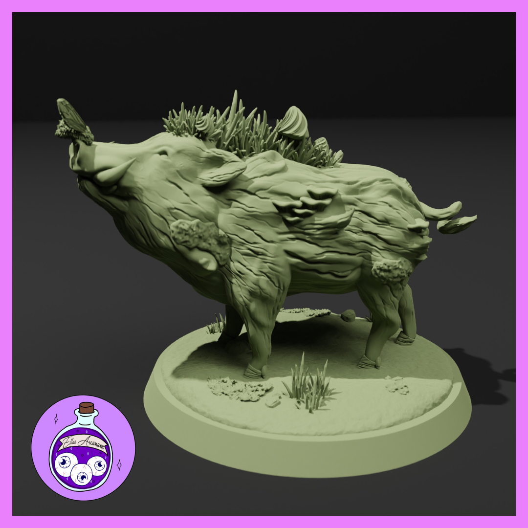 Dungeons & Dragons Forest Spirit Boar Miniature