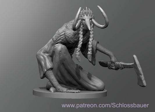 Dungeons & Dragons Frau Perchta Miniature