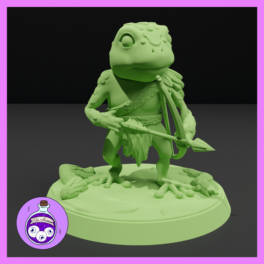 Dungeons & Dragons Frogfolk Archer Miniature