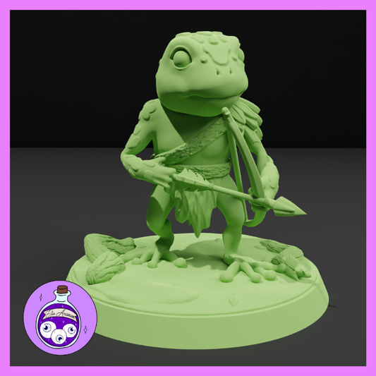 Dungeons & Dragons Frogfolk Archer Miniature