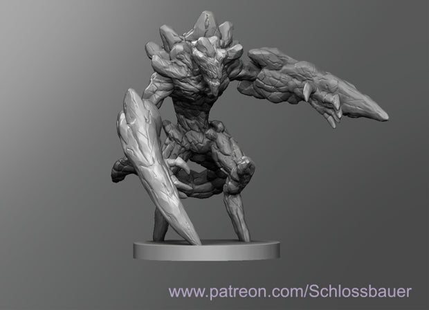 Dungeons & Dragons Frost Demon Miniature