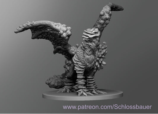 Dungeons & Dragons Fungus Dragon Miniature