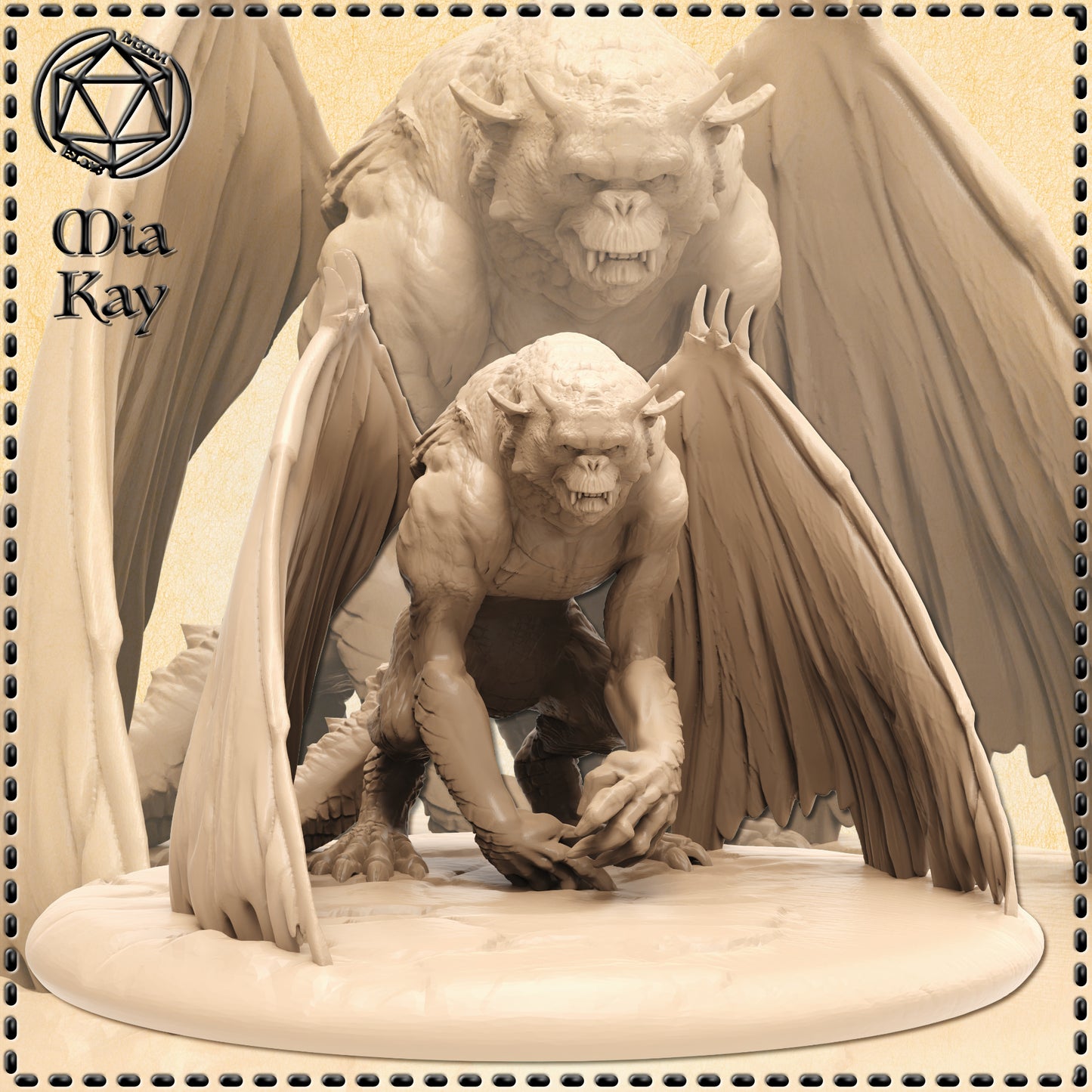 Dungeons & Dragons Gargoyle Miniature