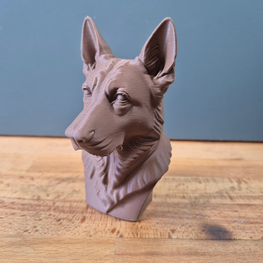 German Shepherd Bust