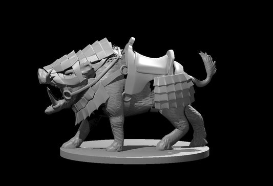 Dungeons & Dragons Giant Boar Mount Miniature