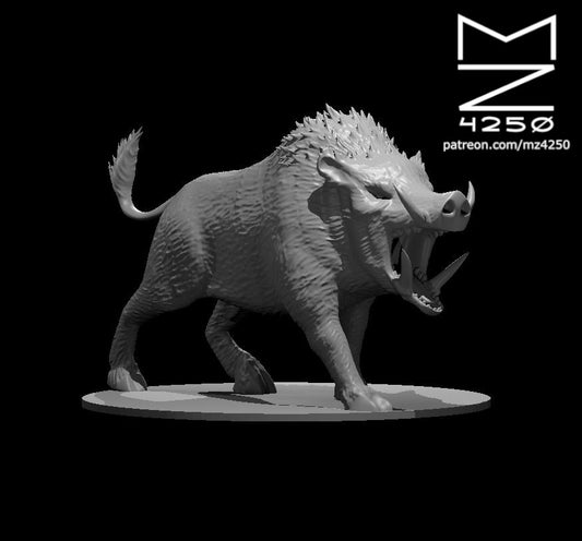 Dungeons & Dragons Giant Boar Miniature
