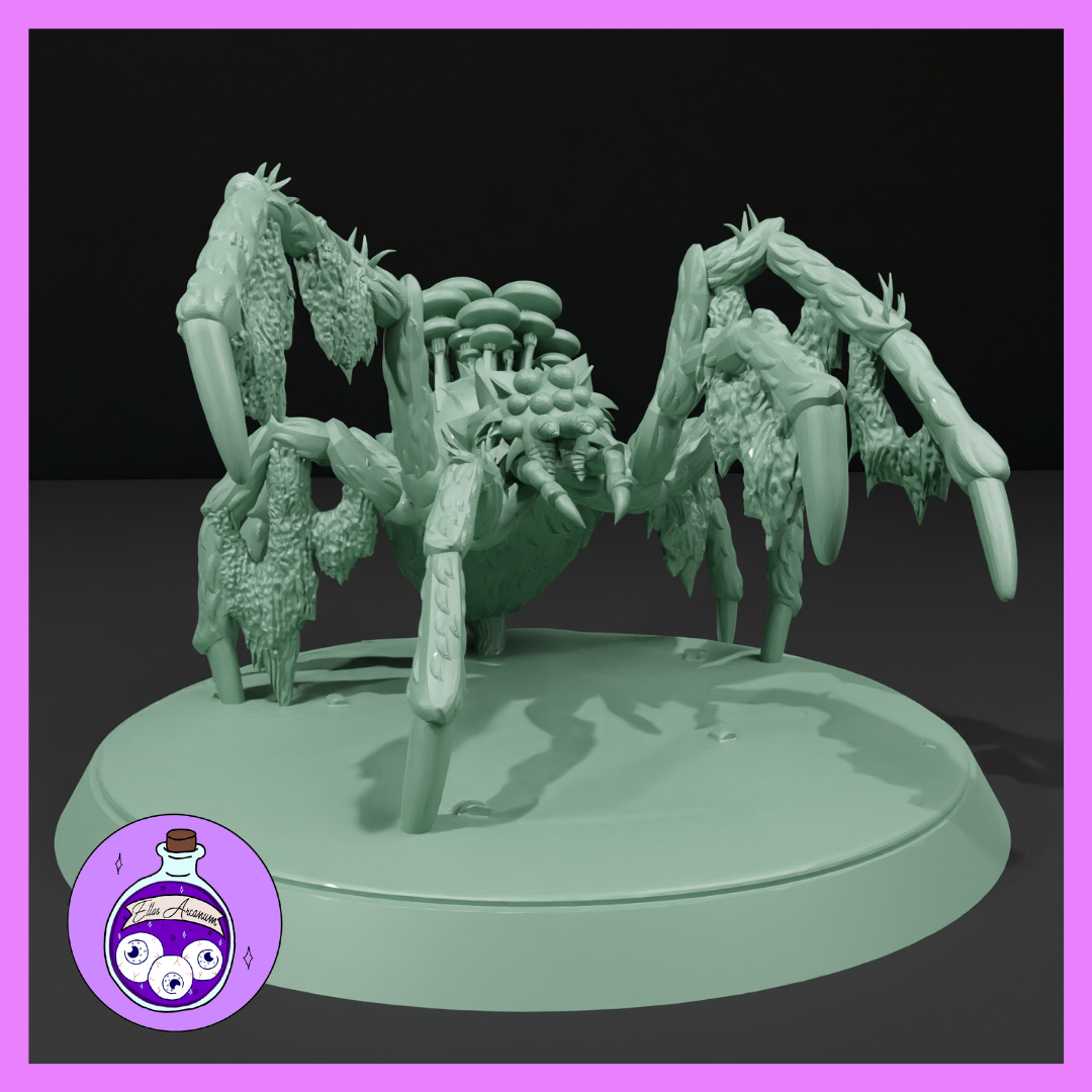 Dungeons & Dragons Giant Fungal Spider Miniature