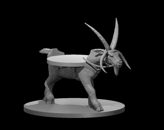 Dungeons & Dragons Giant Goat Mount with mini slot Miniature