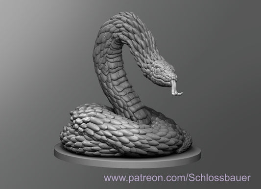 Dungeons & Dragons Giant Snake Miniature