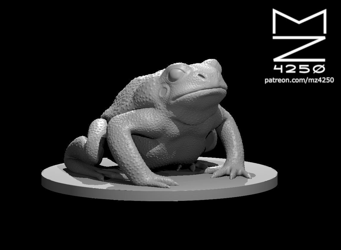 Dungeons & Dragons Giant Toad Miniature – Borishotch Industries