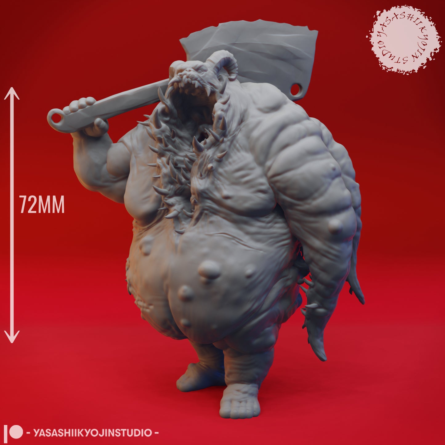 Dungeons & Dragons Gluttony Demon Miniature