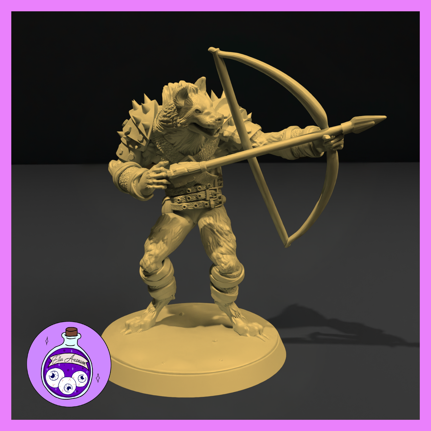 Dungeons & Dragons Gnoll Archer Miniature