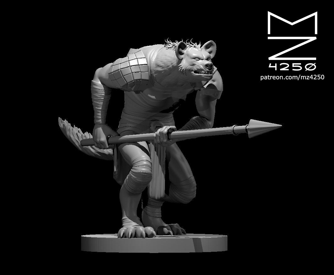 Dungeons & Dragons Gnoll Miniature