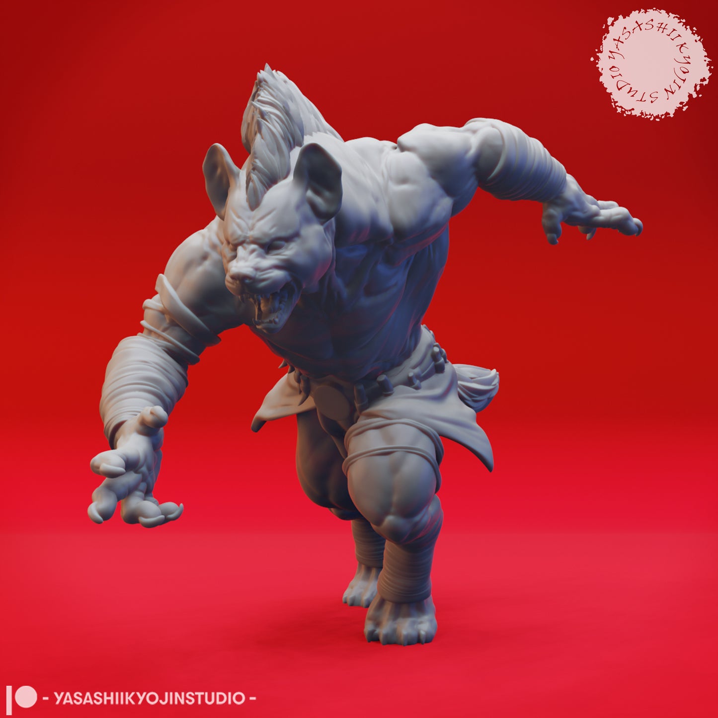 Dungeons & Dragons Gnoll Miniature