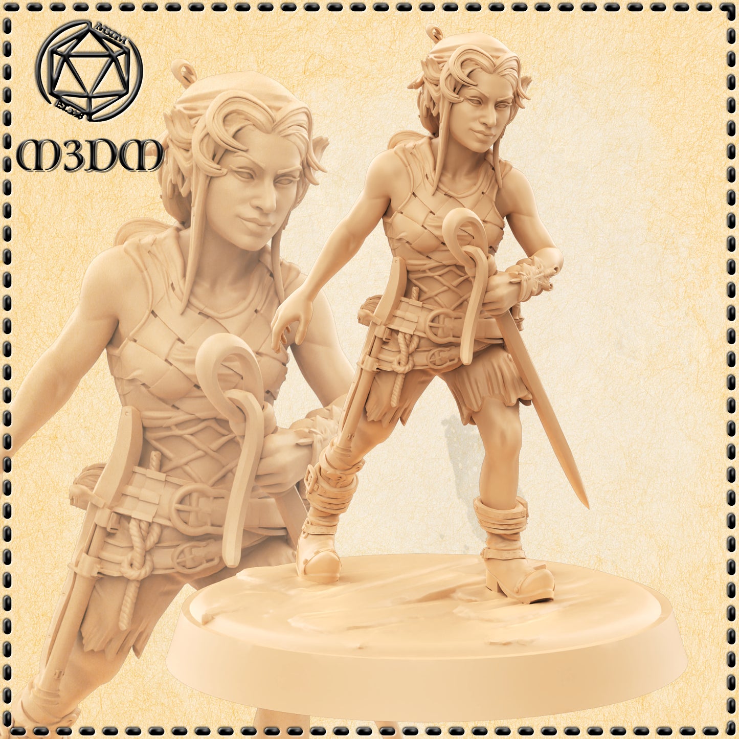 Dungeons & Dragons Gnome Berserker Miniature