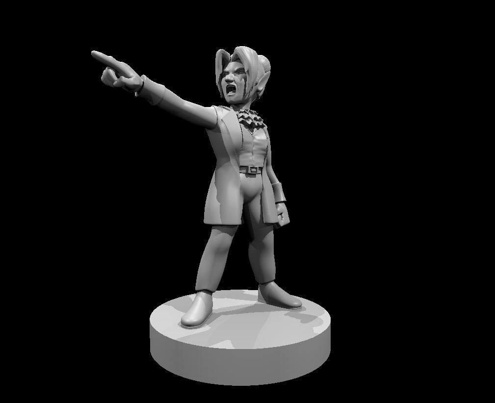 Dungeons & Dragons Gnome Ace Lawyer Miniature