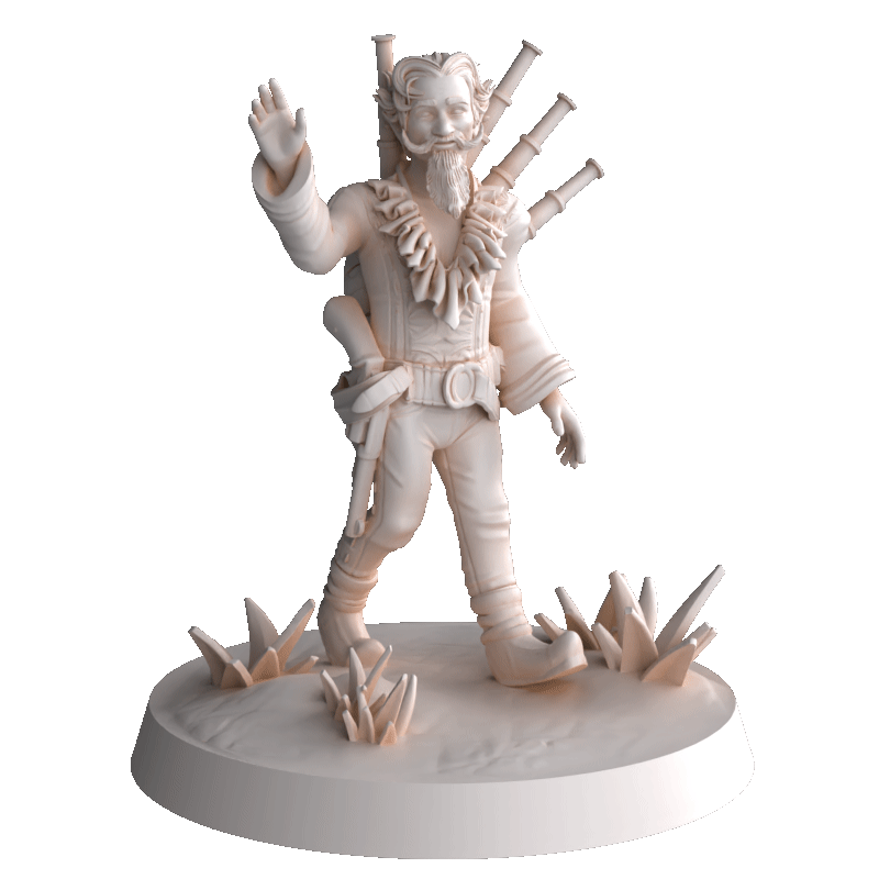Dungeons & Dragons Gnome Gunslinger Miniature