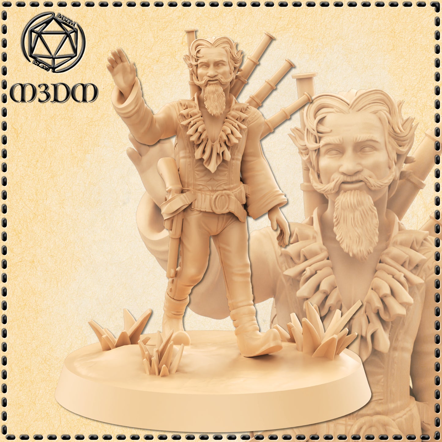 Dungeons & Dragons Gnome Gunslinger Miniature