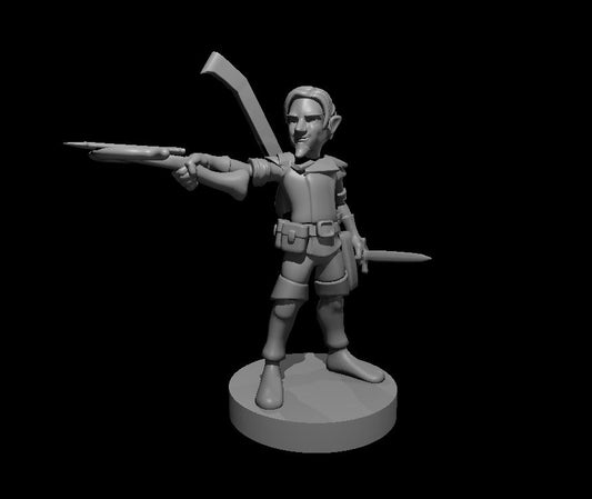 Dungeons & Dragons Gnome Male Bard Miniature