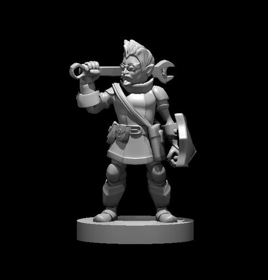 Dungeons & Dragons Gnome Male Battle Smith Artificer Miniature