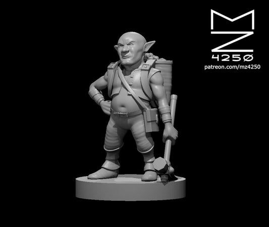 Dungeons & Dragons Gnome, Deep (Svirfneblin) Miniature