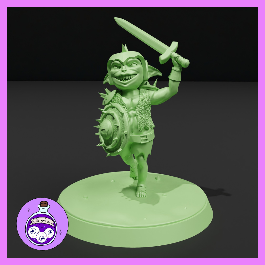 Dungeons & Dragons Goblin Fighter Miniature