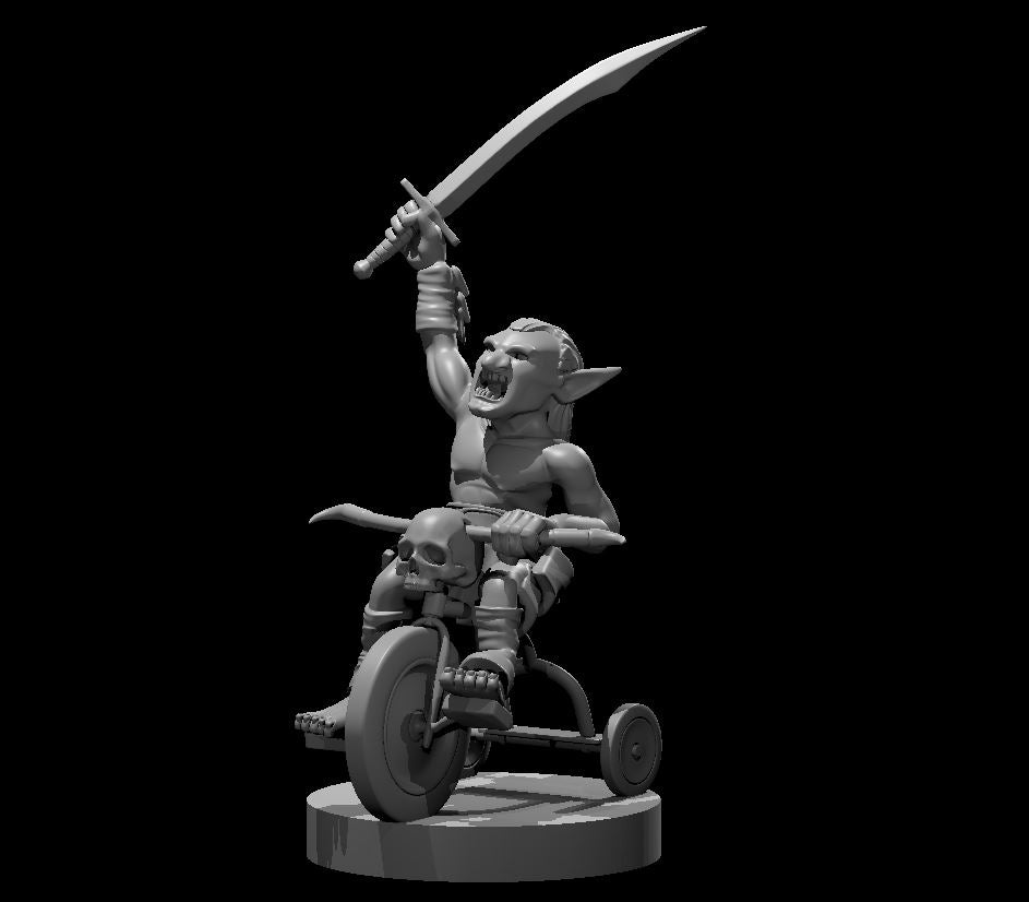 Dungeons & Dragons Goblin Tricycle Raider Miniature