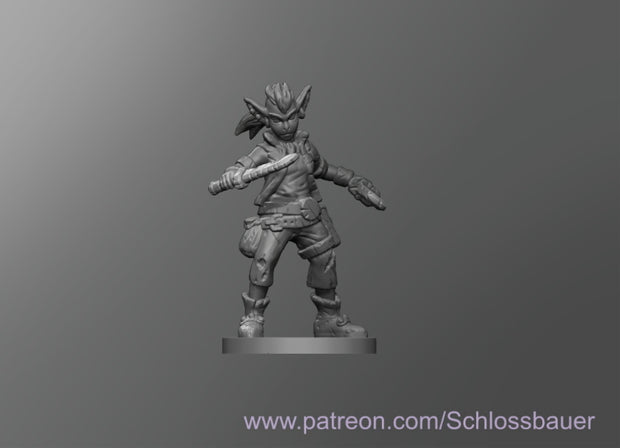 Dungeons & Dragons Goblin female Miniature