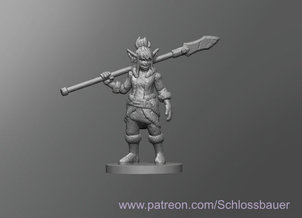 Dungeons & Dragons Goblin female Miniature