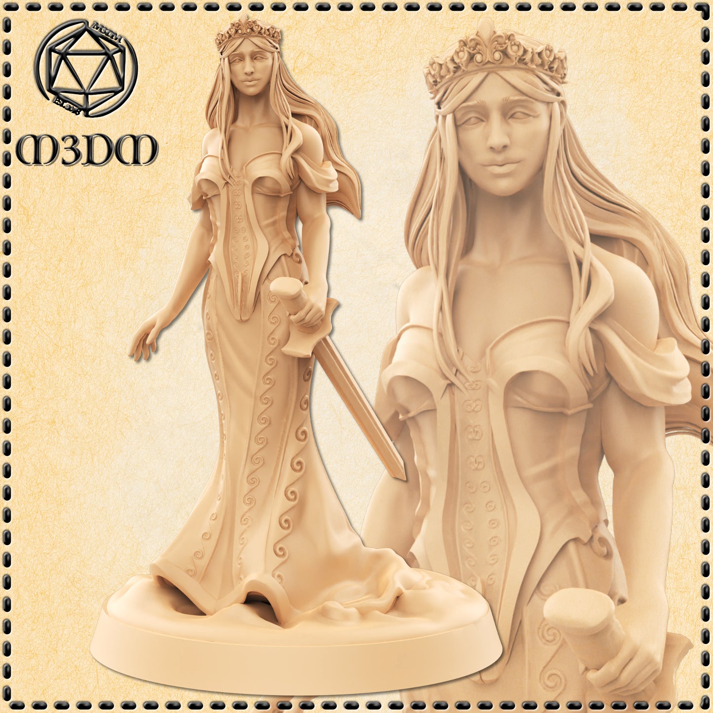 Dungeons & Dragons Goddess of Virtue Miniature