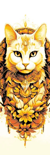 Gold Cats - Art of Cat Portraits dressed in gold and finery