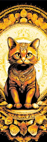 Gold Cats - Art of Cat Portraits dressed in gold and finery