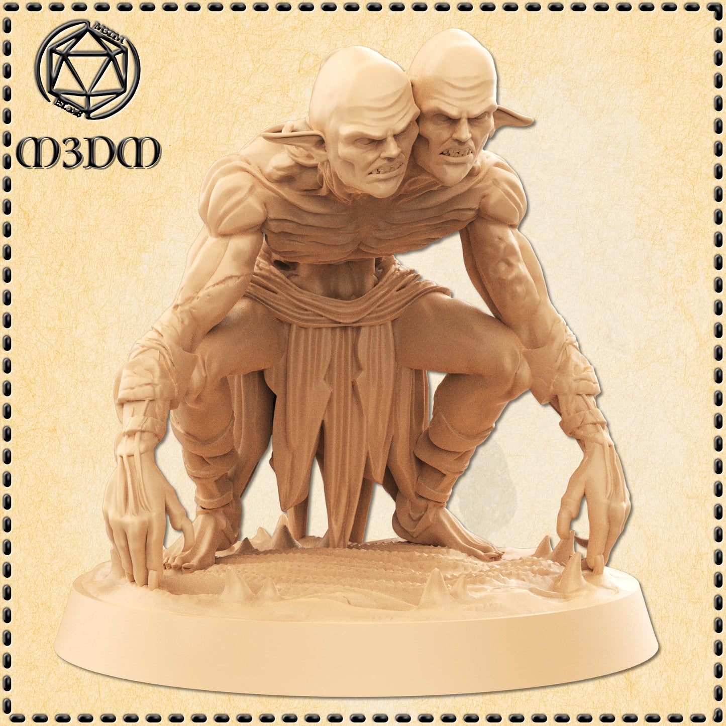 Dungeons & Dragons Graveyard Ghoul Mutant Miniature