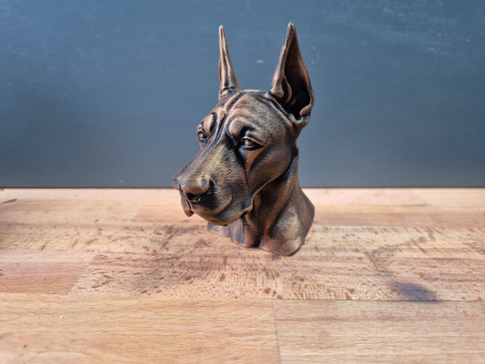 Great Dane Bust