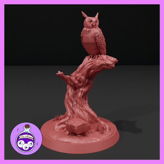 Dungeons & Dragons Great Horned Owl Miniature