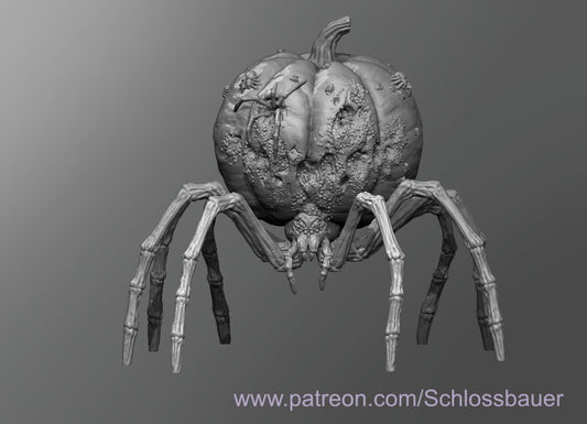 Dungeons & Dragons Great Pumpkin Spider Miniature