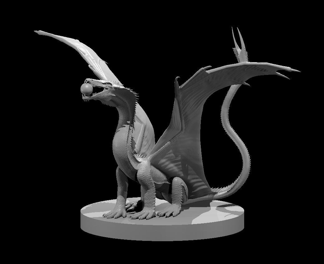 Dungeons & Dragons Green Dragon Wyrmling Miniature