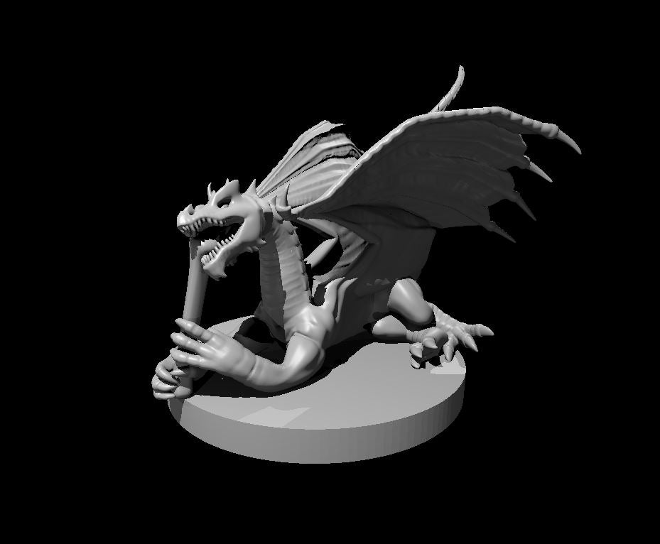 Dungeons & Dragons Wyrmling Green Dragon Miniature