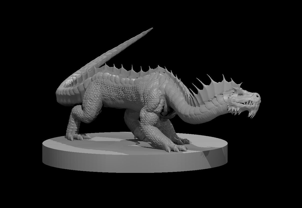 Dungeons & Dragons Green Guard Drake Miniature